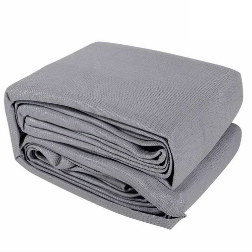 Instahut Shade Sail 4x6m Rectangle 280GSM 98% Grey Shade Cloth - Main Image