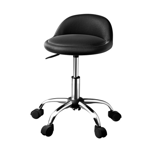 Artiss Salon Stool Swivel Chair Backrest Chairs - Main Image