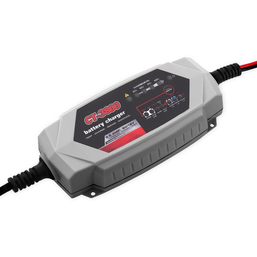 12V Automatic Car Battery Charger 6V 3.5Amp Vehicle Truck Chargers AGM - Main Image