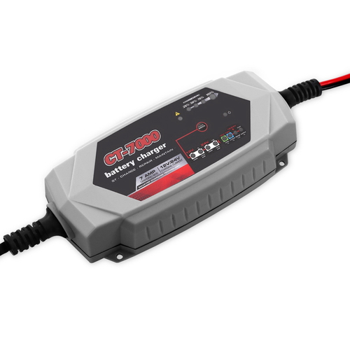 12V Automotive Car Battery Charger 24V 7Amp Vehicle Truck Chargers AGM - Main Image