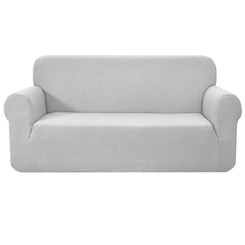 Artiss Sofa Cover Couch Covers 3 Seater High Stretch Grey - Main Image