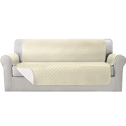 Artiss Sofa Cover Couch Covers 4 Seater 100% Water Resistant Beige - Main Image