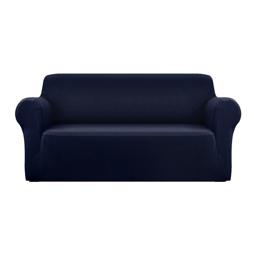 Artiss Sofa Cover Couch Covers 3 Seater Stretch Navy - Main Image