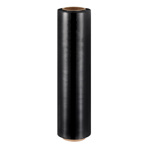 500mm x 400m Stretch Film Pallet Shrink Wrap 1 Roll Package Use Plastic Black - Main Image