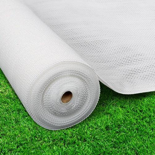Instahut 30% Shade Cloth 3.66x10m Shadecloth Wide Heavy Duty White - Main Image