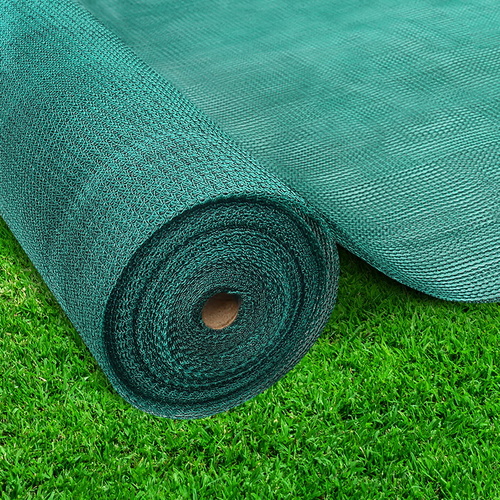 Instahut 50% Shade Cloth 3.66x10m Shadecloth Wide Heavy Duty Green - Main Image