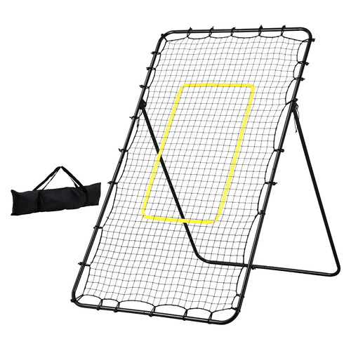 Everfit 7ft 2.1M Volleyball Net Football Baseball Goal Netting with Frame Angle Adjustable Rebounder - Main Image