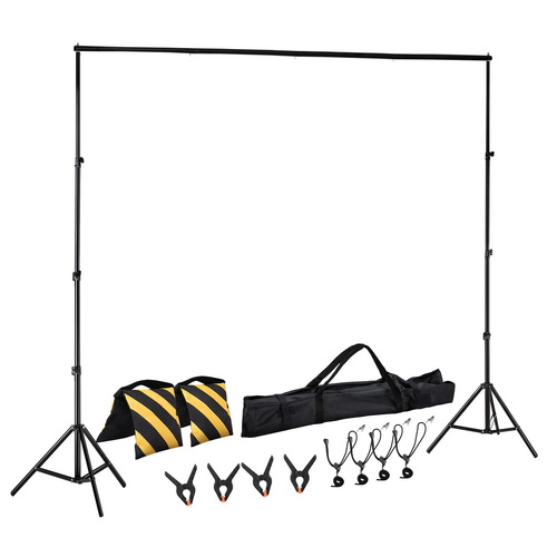 2.5X3M Photography Backdrop Stand Kit Studio Screen Photo Background Support Bag - Main Image