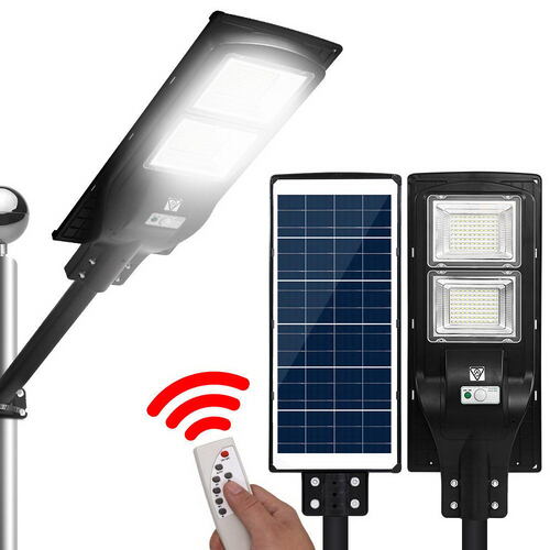 Leier 160 LED Solar Street Light 120W Flood Motion Sensor Remote Outdoor Wall Lamp - Main Image