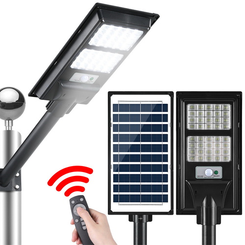 Leier 160 LED Solar Street Light Flood Motion Sensor Remote - Main Image