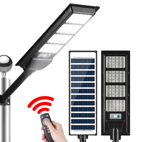 Leier 320 LED Solar Street Light Flood Motion Sensor Remote - Main Image