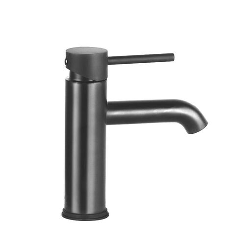 Cefito Bathroom Basin Mixer Tap Round Brass Faucet Vanity Laundry Black - Main Image