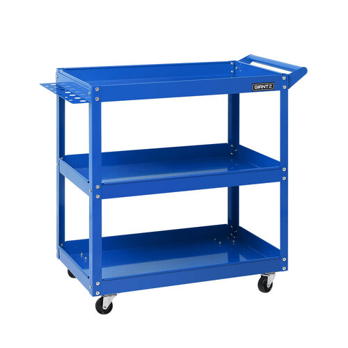 Giantz 3-Tier Tool Cart Trolley Workshop Garage Storage Organizer Blue - Main Image