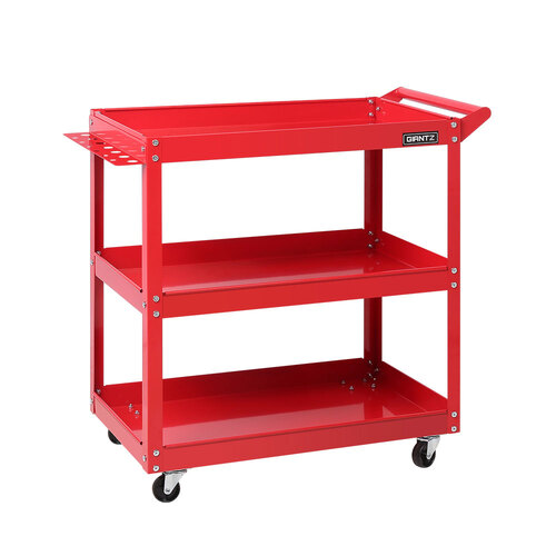 Giantz 3-Tier Tool Cart Trolley Workshop Garage Storage Organizer Red - Main Image