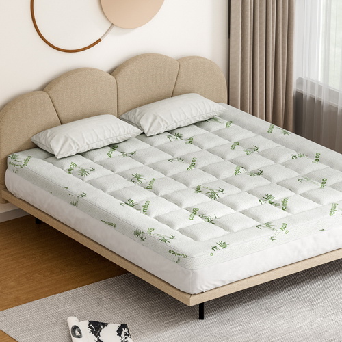 Giselle Bedding Mattress Topper Pillowtop Bamboo 7.5cm King - Main Image