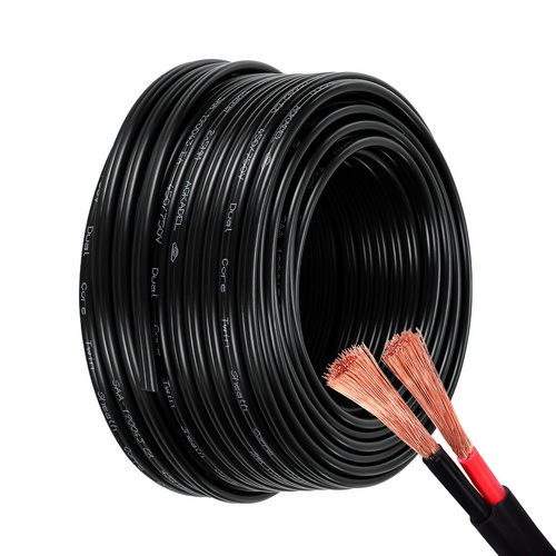 Giantz 5MM 30M Twin Core Wire Electrical Cable Extension Car 450V 2 Sheath - Main Image