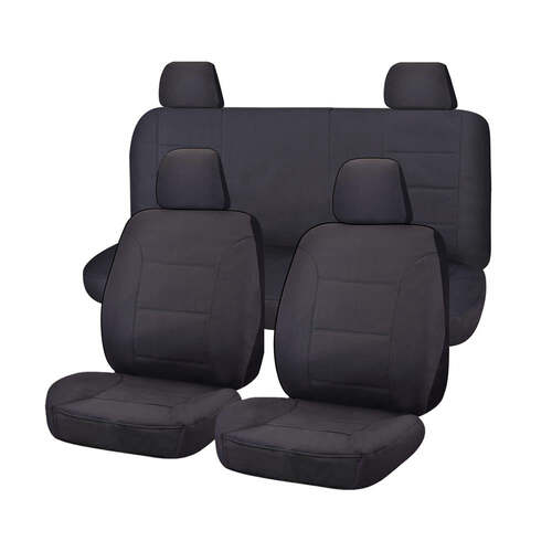 Seat Covers for NISSAN NAVARA D40 01/2006 - 02/2015 DUAL CAB UTILITY FR CHARCOAL ALL TERRAIN - Main Image