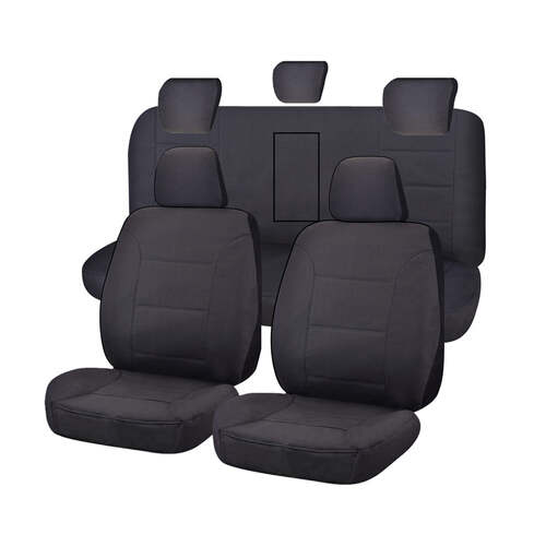 Seat Covers for HOLDEN COLORADO RG SERIES FR 06/2012 - ON DUAL FR CHARCOAL CHALLENGER - Main Image