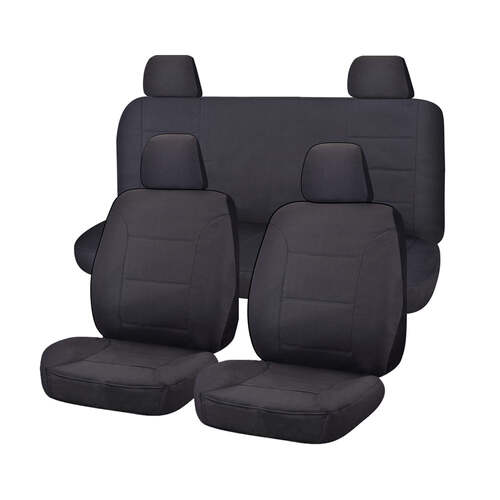 Challenger Canvas Seat Covers - For Nissan Frontier D23 Series 1-3 NP300 Dual Cab (2015-2017) - Main Image