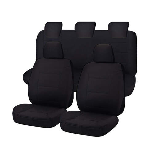 Seat Covers for FORD RANGER PXII SERIES 16/2015 - ON DUAL CAB FR BLACK CHALLENGER - Main Image