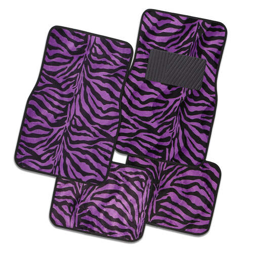 CMT Safari Carpet Mat Purple Zebra - Main Image