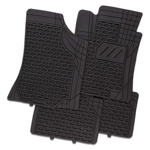 Colorado 4-Piece Car Mat - Black - Main Image