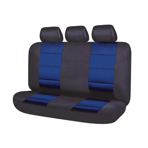 Universal El Toro Series Ii Rear Seat Covers Size 06/08H | Black/Blue - Main Image