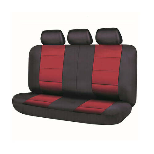 Universal El Toro Series Ii Rear Seat Covers Size 06/08S | Black/Red - Main Image