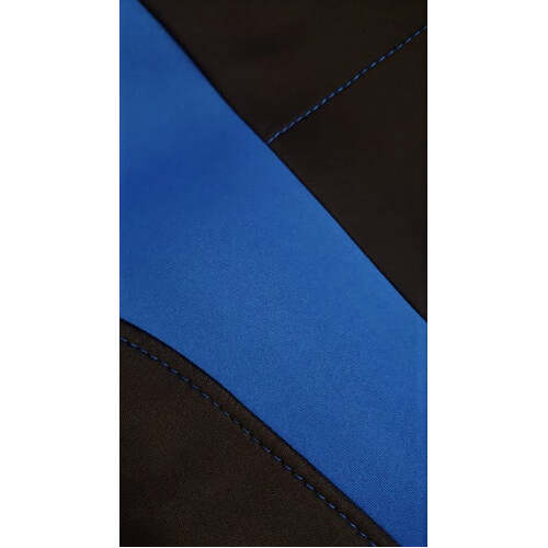 Universal Ultra Light Neoprene Rear Seat Covers Size 06/08S | Black/Blue - Main Image