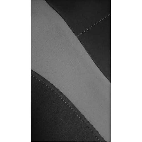Universal Ultra Light Neoprene Rear Seat Covers Size 06/08S | Black/Grey - Main Image
