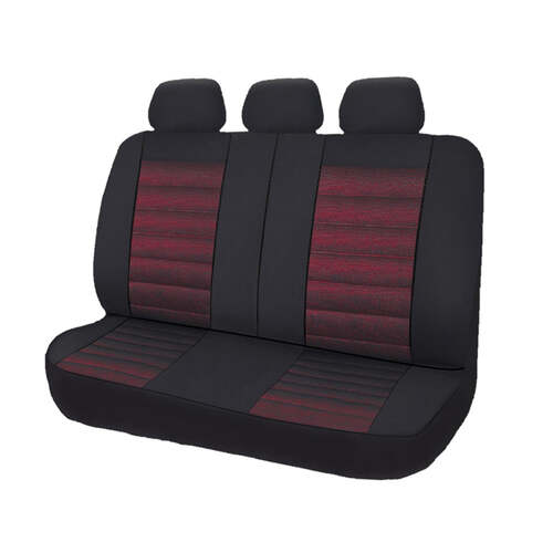 Universal Opulence Rear Seat Covers Size 06/08S | Red - Main Image