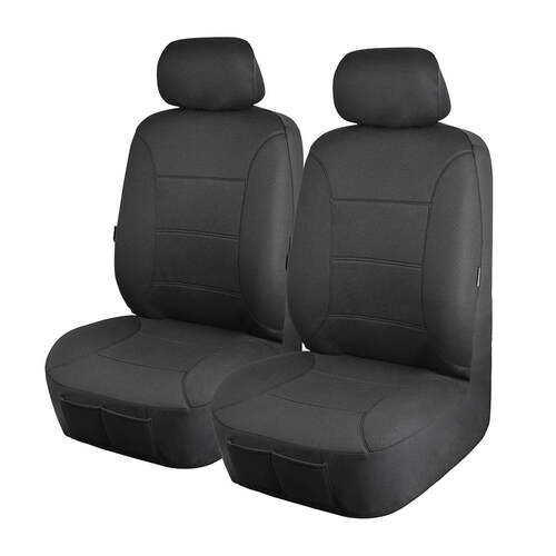 Universal Platinum Front Seat Covers Size 30/35 | Charcoal - Main Image