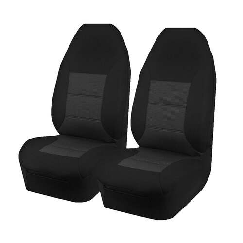 Universal Premium Front Seat Covers Size 60/25 | Black - Main Image