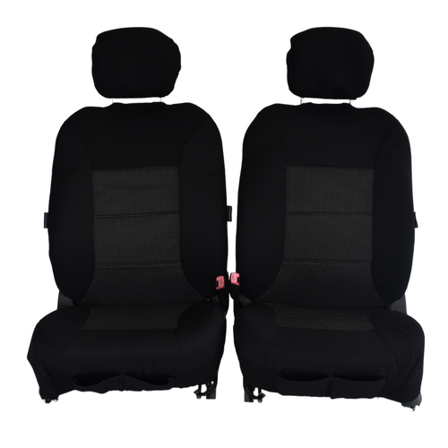 Universal Premium Front Seat Covers Size 30/35 | Black - Main Image