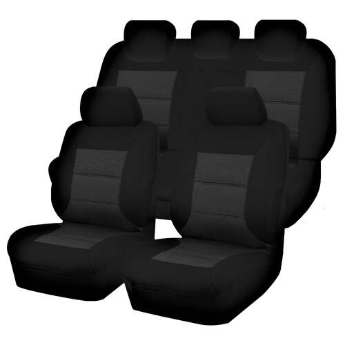 Seat Covers for MAZDA BT-50 B22P/Q-B32P/Q UP SERIES 10/2011 ? 08/2015 DUAL CAB FR BLACK PREMIUM - Main Image
