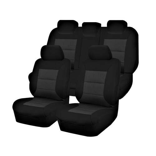 Premium Jacquard Seat Covers - For Honda Civic 9Th Gen Series Iii Hatch (2012-2016) - Main Image