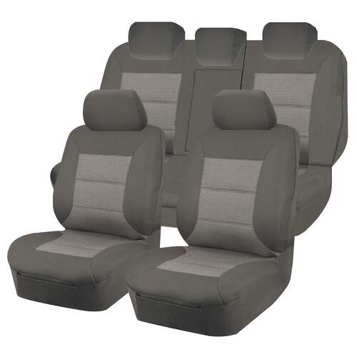 Premium Jacquard Seat Covers - For Honda Civic 9Th Gen Series Iii Hatch (2012-2016) - Main Image