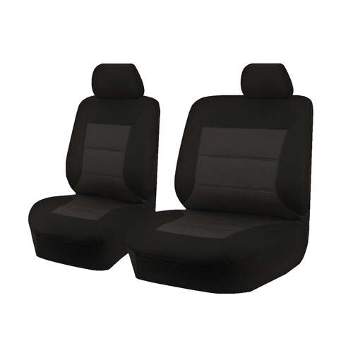 Premium Jacquard Seat Covers - For Chevrolet Colorado Rg Series Single Cab (2012-2016) - Main Image