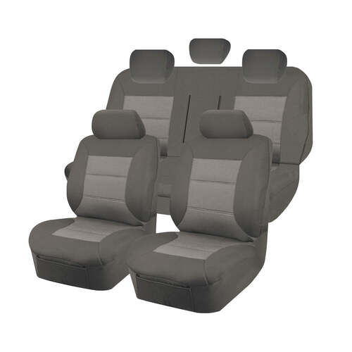 Premium Jacquard Seat Covers - For Chevrolet Colorado Rg Series Dual Cab  (2012-2022) - Main Image