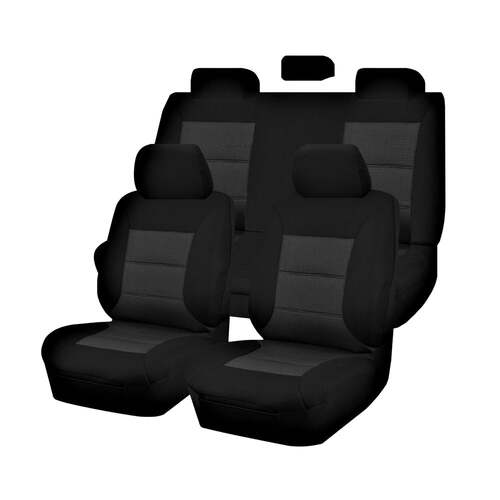 Premium Jacquard Seat Covers - For Toyota Tacoma Dual Cab (2005-2015) - Main Image