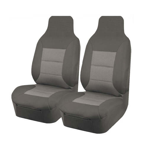 Premium Jacquard Seat Covers - For Toyota Tacoma Workmate Dual Cab (2015-2022) - Main Image