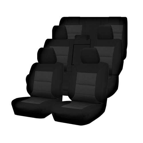 Premium Jacquard Seat Covers - For Toyota Highlander Gsu50R/Gsu55R (2014-2022) - Main Image