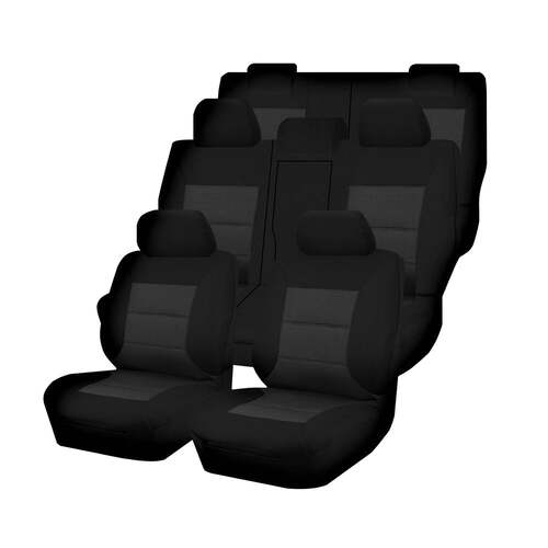 Premium Jacquard Seat Covers - For Mitsubishi Montero Sport QE Series (2015-2022) - Main Image