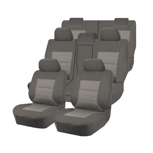 Premium Jacquard Seat Covers - For Mitsubishi Montero Sport QE Series (2015-2022) - Main Image