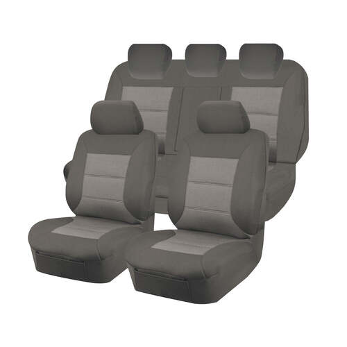 Premium Jacquard Seat Covers - For Ford Ranger Pxii-Pxiii Series Dual Cab (2015-2022) - Main Image
