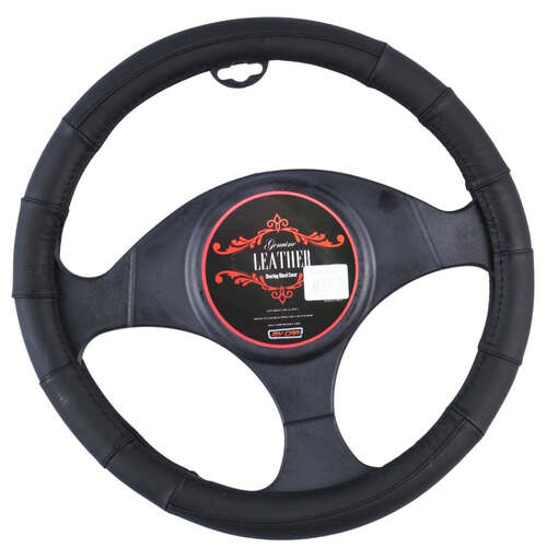 Memphis Steering Wheel Cover - Black [Leather] - Main Image