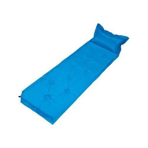 Trailblazer 9-Points Self-Inflatable Polyester Air Mattress With Pillow - BLUE - Main Image