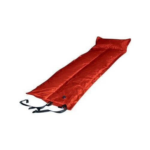 Trailblazer Self-Inflatable Foldable Air Mattress With Pillow - RED - Main Image