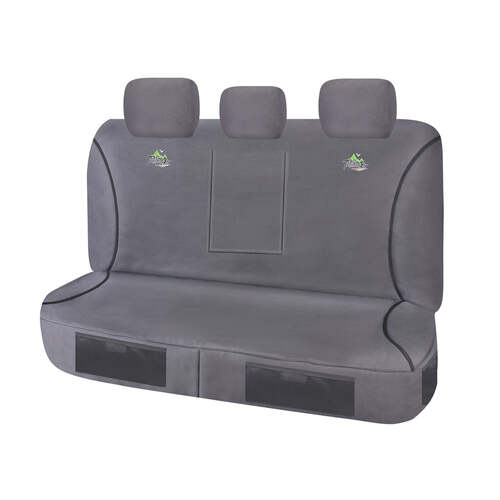 Seat Covers for MAZDA BT50 UR SERIES 09/2015 - ON DUAL CAB REAR BENCH WITH A/REST CHARCOAL TRAILBLAZER - Main Image