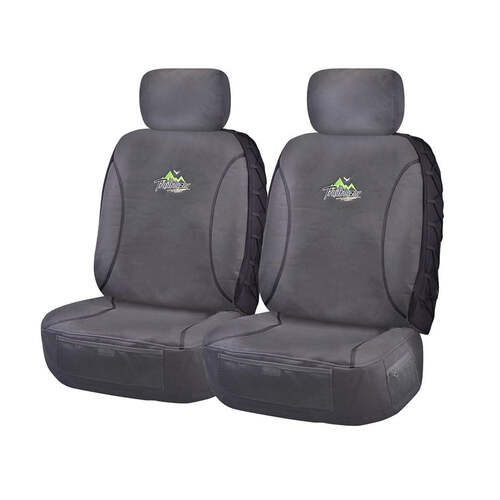 Seat Covers for HOLDEN RODEO/COLORADO RA-RC SERIES 03/2003 ? 05/2012 SINGLE / DUAL CAB CHASSIS FRONT 2X BUCKETS CHARCOAL TRAILBLAZER - Main Image